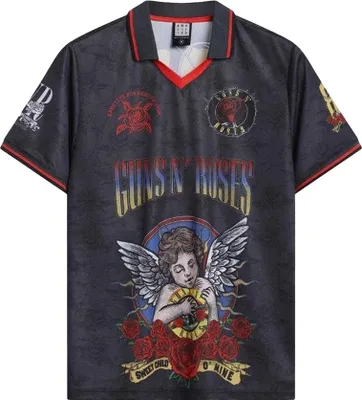 Produktbild von Guns N Roses - "Sweet Child O´Mine" Fußball Trikot für Herren/Damen Uni PH4836 (XXL) (Grau)