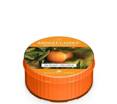 Productafbeelding van Kringle Candle Geurkaars Daylight Maxi-theelichtje, Scent: Siciliaanse sinaasappel