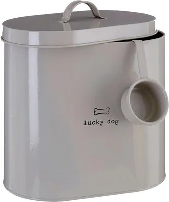 Image de Seau à nourriture pour chien 6,5 litres, couleur naturelle