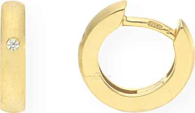 Produktbild von Creolen Gold 375 Zirkonia JL12-06-0050 JuwelmaLux