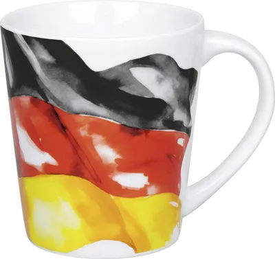 Obrázok produktu pre Könitz Porzellan 11 1 134 2858, Samostarný, 0,38 L, Čierna, Červená, Biela, Žltá, Porcelán, Džbánok, Univerzálne