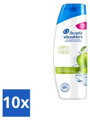 Obrázok produktu pre 10 kusov šampónu Head & Shoulders Apple Fresh proti lupinám - 1 liter - výhodný balík - 10 kusov
