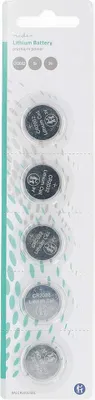 Produktbild von Nedis Lithium-Knopfzelle CR1632 - 3 V DC - vorgeladen - 5-Pack