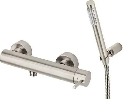 Obrázek produktu pro Paffoni Light - Sprchová nástěnná baterie se sprchovou hlavicí, nerez LIG168DST