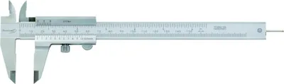 Produktbild von FORMAT Präzisions-Taschenmessschieber mit Feststellschraube 150mm, Ausführung:mit Feststellschraube, Messbereich:150 mm