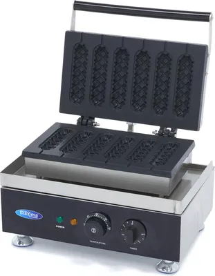 Image de Maxima - Gaufrier Gastro - 6 bâtonnets - Corn dogs - Motif diamant
