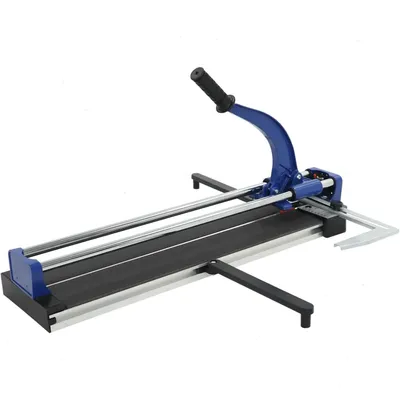 Produktbild von Fliesenschneider - Manuelle Fliesenschneidmaschine - 15 mm Schnitttiefe - 1–60 mm Schnittbreite - Für Keramikfliesen - Blau