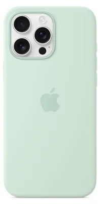 Image de Apple Silicone Backcover MagSafe pour Apple iPhone 16 Pro Max - Aquamarine