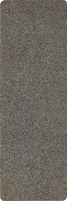 Schmutzfangmatte 50x150 cm, waschbar, Baumwolle, rutschfest, braun