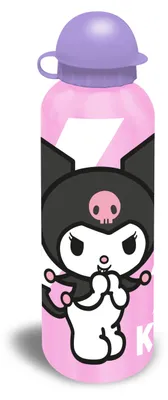 Produktbild von Kids Licensing Kuromi Aluminiumflasche, 500 ml