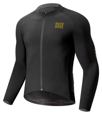 Image de Veste de cyclisme Rockbros YDWT020 Diamond, automne/hiver, taille XXL - noire