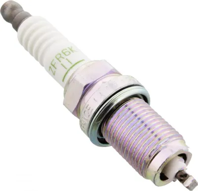 Zdjęcie produktu dla Zestaw świec zapłonowych NGK 2x ZFR6K-11 z tłumieniem zakłóceń, długość 19,0 mm gwint Ø 14,0 mm sześciokąt 16,0 mm, odstęp między elektrodami 1,10 mm, wartość cieplna 6, 6711