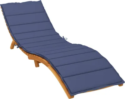 Produktbild von vidaXL Sonnenliegen-Auflage Marineblau Oxford-Gewebe