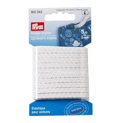 Obrázok produktu pre Guma detská, 5 mm, biela, 5 m
