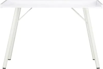 Produktbild von vidaXL Schreibtisch Weiß 90×50×79 cm