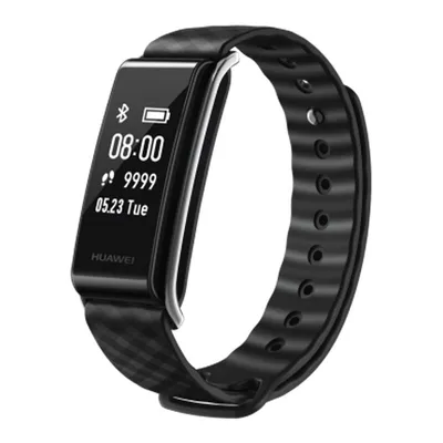 Produktbild von Smartwatch Huawei Band A2 Schwarz AW61 BLACK Android iOS 0,93" OLED Pulsmesser Rot Sport Fitness Tracker