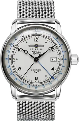 Immagine prodotto di Zeppelin 8666MB-1 Orologio automatico da uomo GMT 100 Years Zeppelin in acciaio