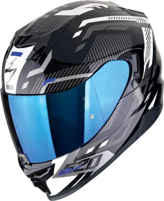 Produktbild von Scorpion EXO-520 Evo Air Ranka Helm, schwarz/blau/weiß, XL (61/62)