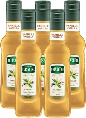 Zdjęcie produktu dla Syrop do napojów Mathieu Teisseire Vanilla 0,25 l (opakowanie 5 szt.)