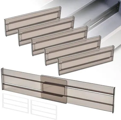 Produktbild von Verstellbare Ladeverdeler aus Kunststoff, transparent, 27,5-52 cm