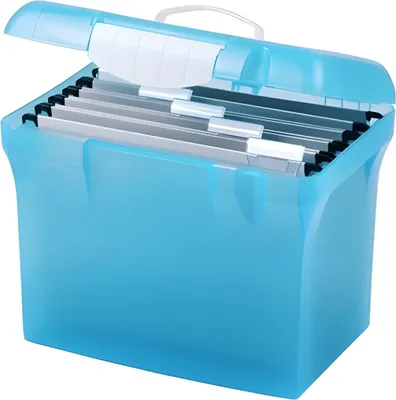 Produktbild von Oxford 100330256, 5 Blätter, Blau, Polypropylen (PP), 363 mm, 256 mm, 299 mm