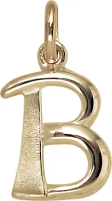 Produktbild von Anhänger Buchstabe B 375 Gold Gelbgold 14,7x9,9mm Halsschmuck Buchstabenanhänger