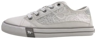 Productafbeelding van Mustang  Damenschuhe Schnürschuhe sportlicher Schnürer Weiß Freizeit