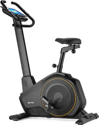 Produktbild von Gymtek® Elektromagnetischer Heimtrainer, Fahrrad für Zuhause - bis 150kg - 16 Widerstandsstufen, 10kg Schwungmasse - LCD Display - Home Gym Fitness