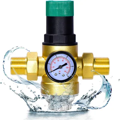 Produktbild von Druckminderer Wasser 3/4 Zoll,Druckminderer mit Manometer und Siebfilter,Wasserdruckmesser für Trinkwasser Garten Wasserdruckminderer, Mesh Filter