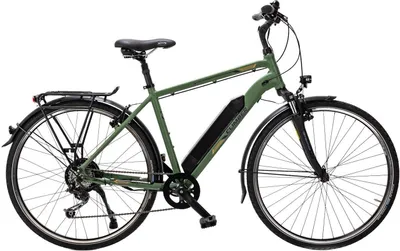 Produktbild von 28 Zoll Elektro Fahrrad CLIMBER Pedelec Shimano Deore 8 Gang Schwalbe 417Wh oliv