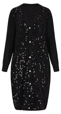 Produktbild von ALBEE damen strickjacke - schwarz, XS/S