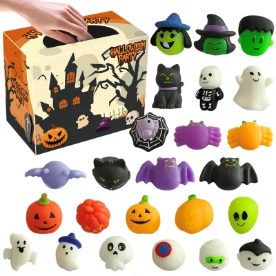 Productafbeelding van Set van 24 Halloween Fidget Speelgoed Vleermuizen