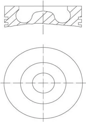 Immagine prodotto di MAHLE 061 PI 00110 000 Pistone per SCANIA G I IRIZAR CENTURY IRIZAR PB K - serie OMNIEXPRESS P I