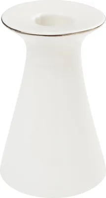 Produktbild von VBS Kerzenhalter Porzellan 10 cm hoch 6.7 cm Basis 2.2 cm Innen 6 cm oben