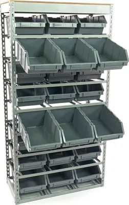 Produktbild von HBM Aufbewahrungsschrank, Aufbewahrungssystem, Regalsystem mit 24 Aufbewahrungsfächern