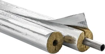 Produktbild von Rohrisolierung Climatube®Wool 35-30 1m alukaschiert