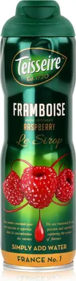 Produktbild von Teisseire Getränke-Sirup Raspberry/Himbeer 600ml - Intens. Geschmack (1er Pack)