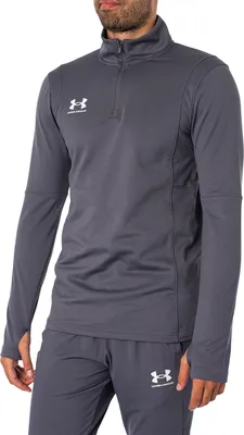Produktbild von Under Armour Logo Track Mid Layer Top, Grau S