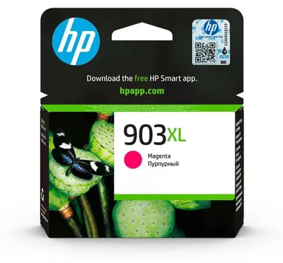 Obrázek produktu pro HP 903XL Purpurová originální inkoustová kazeta s vysokou výtěžností, Vysoká (XL) výtěžnost, Purpurová, Inkoust na pigmentové bázi, 8,5 ml, 1 kusů, Balení po jednom