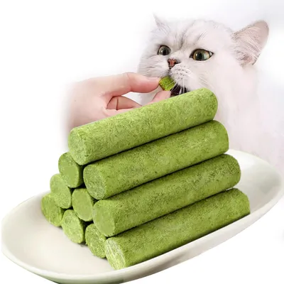 Productafbeelding van Katzengras Sticks 67g - Beißstokken voor katten met gezond kattengras