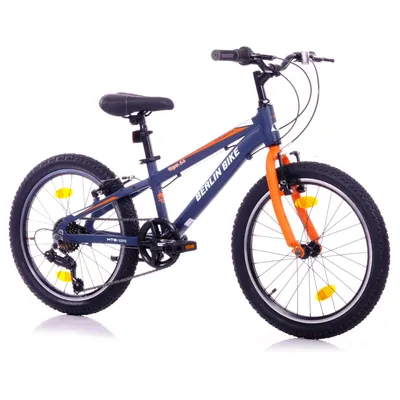 Produktbild von Kinderfahrrad Grizz 20 Zoll Mountainbike – Alurahmen - Ideales Geschenk für Kinder (Orange)