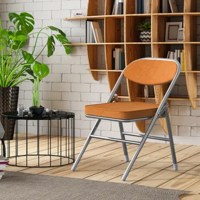 Imagen del producto de Silla plegable para comedor, portátil y con respaldo
