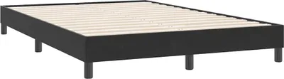 Zdjęcie produktu dla vidaXL Rama łóżka bez materaca czarna 140x220 cm aksamitna