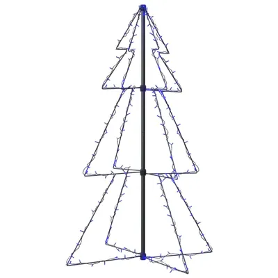 Image de vidaXL Sapin de Noël en forme de cône 160 LED Intérieur & Extérieur 78x120 cm