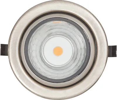 Produktbild von LED Möbeleinbauleuchte "N 5022 COB" 3,3W 930 (Warmweiß) Nickel gebürstet schwenkbar