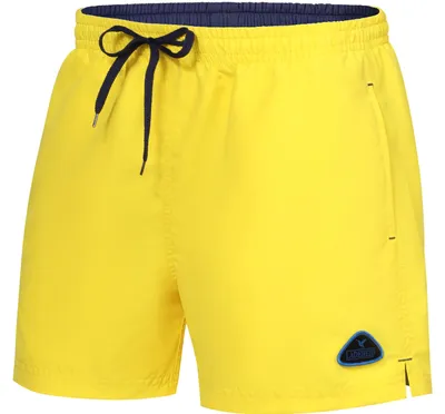 Produktbild von Ladeheid Herren Badehose Badeshorts Beachshorts Schwimmhose LAZA1003 (Gelb Marineblau, XXL)