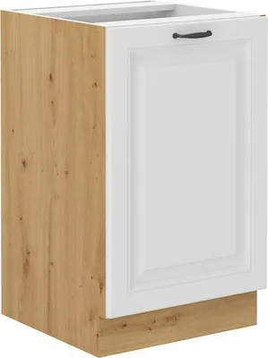 Obrázek produktu pro Dolní jednodveřová skříňka SOPHIA - šířka 60 cm, bílá / dub artisan