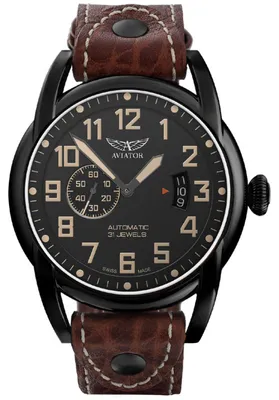Zdjęcie produktu dla Zegarek męski Aviator V.3.18.5.162.4 czarny