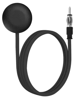 FM-Vorausscheibenantenne universell, DIN-Stecker, 3 m Kabel, 40 mm