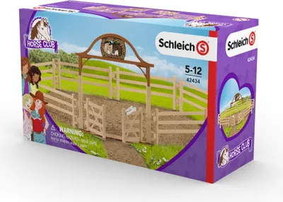 Immagine prodotto di Paddock Schleich con cancello d'ingresso